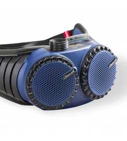Légzésvédelem felsőfokon, ventilátoros rásegítésű szűrős légzésvédők