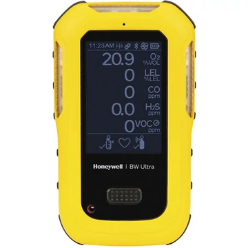 Honeywell BW Ultra - az 5 gáz - Éghető-O2-CO-H2S és CO2 - érzékelésére alkalmas inteligens kéziműszer