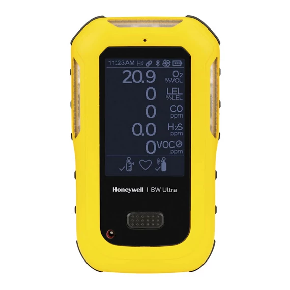 Honeywell BW Ultra - az 5 gáz - Éghető-O2-CO-H2S és VOC illékony szénhidrogének - érzékelésére alkalmas inteligens kéziműszer