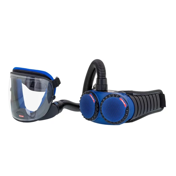 Komplett arcvédő és szűrtlevegős légzésvédő készlet  - CleanAIR Unimask álarc + CleanAIR AerGO légzésvédő