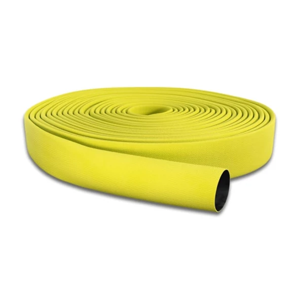 OSW Eschbach Forest Fire erdőtüzes tűzoltó tömlő "sárga" - D/25 mm méret - 20 m-es - kapcsokkal